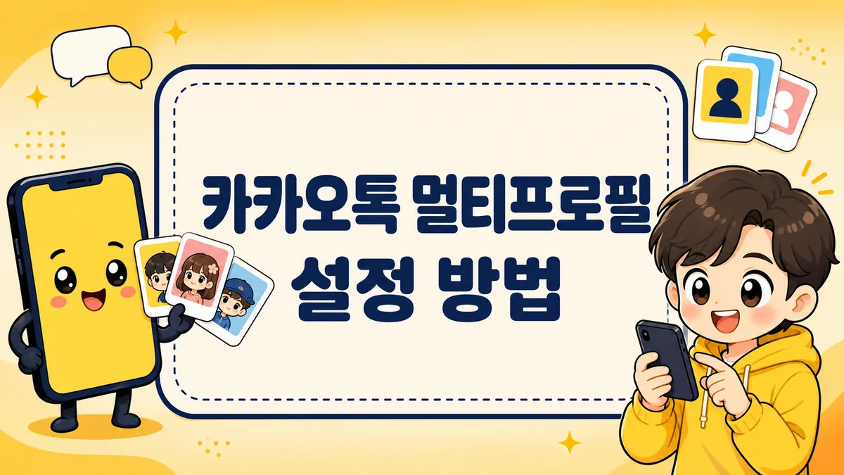 카카오톡 멀티프로필 설정 방법, 만들기부터 특정 친구에게만 보이기·삭제까지 카카오톡 멀티프로필 설정 방법, 만들기부터 특정 친구에게만 보이기·삭제까지
