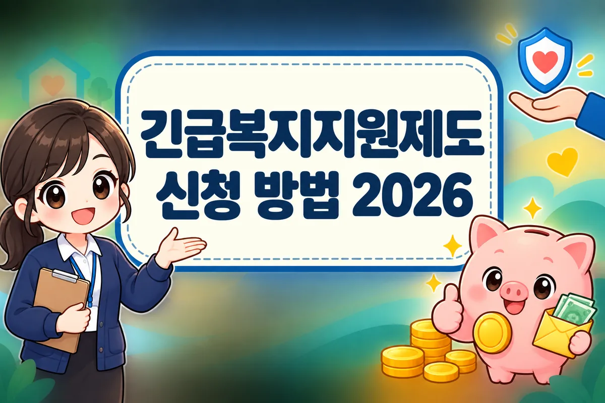 긴급복지지원제도 신청 방법 2026, 위기사유·소득 기준과 생계지원 금액까지