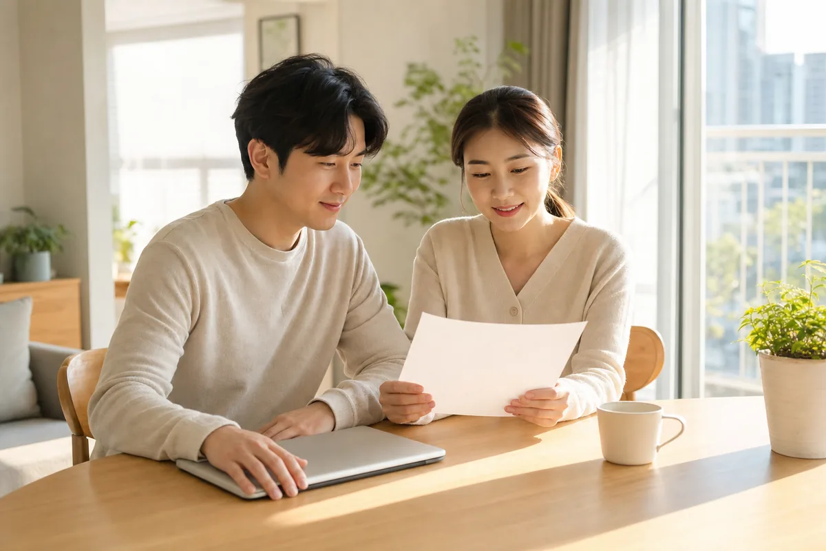 근로장려금 대상 2026 소득 기준을 서류로 확인하는 모습