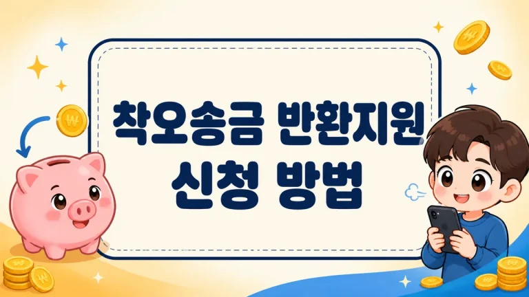 착오송금 반환지원 신청 방법, 잘못 보낸 돈 실제로 얼마나 돌려받을까