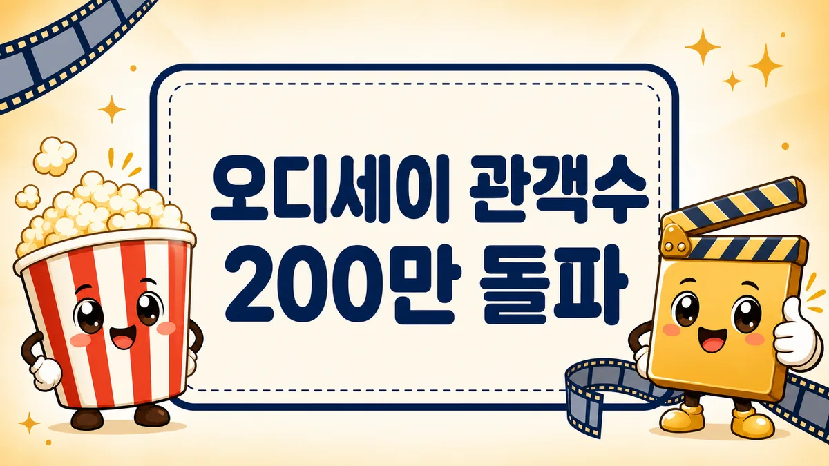 오디세이 관객수 200만 돌파, 개봉일·러닝타임·박스오피스 기록 총정리 오디세이 관객수 200만 돌파, 개봉일·러닝타임·박스오피스 기록 총정리