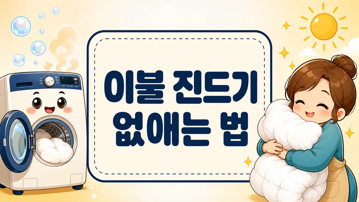 이불 진드기 없애는 법, 55도 세탁·건조기부터 일광소독 한계까지