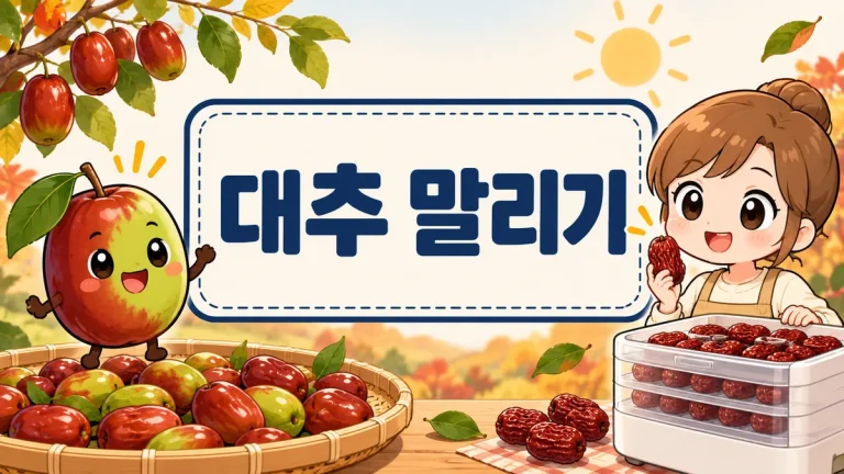 대추 말리기, 건조기 50℃로 사흘 — 햇볕에만 말리면 썩는 이유와 다 말랐는지 보는 법