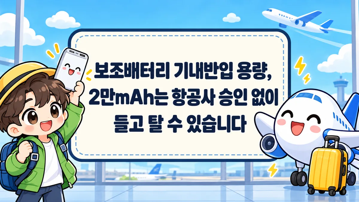 보조배터리 기내반입 용량, 2만mAh는 항공사 승인 없이 들고 탈 수 있습니다 — 1인당 2개까지, 몇 Wh인지 계산하는 법 보조배터리 기내반입 용량, 2만mAh는 항공사 승인 없이 들고 탈 수 있습니다 — 1인당 2개까지, 몇 Wh인지 계산하는 법